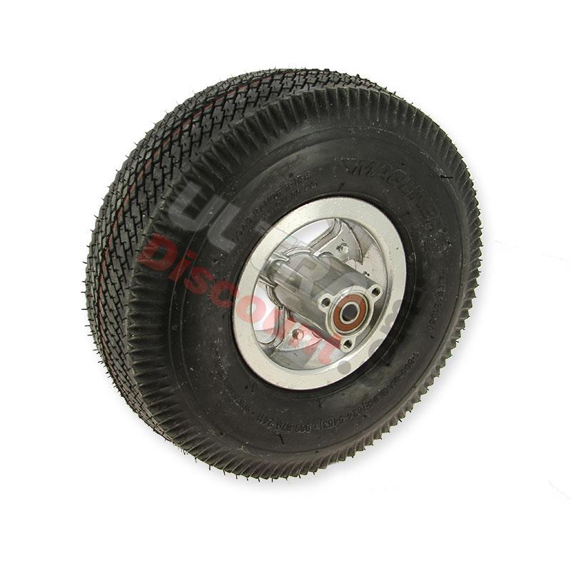 Rueda delantera completa 4.10/3.50-4 para patinetes a motor, Recambio Scooter Térmico