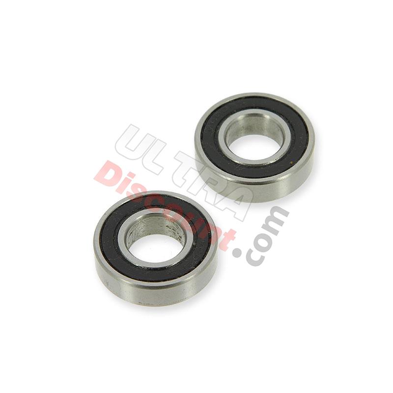 Par de cojinetes de rueda delantera para Go-Kart (6002RS), Recambios SpeedKart GoKart