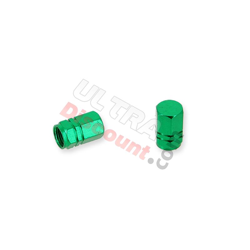 Par de tapas de válvulas verdes, Recambios quad Shineray 300