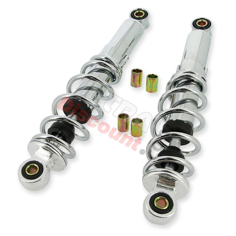 Amortiguadores trasero para Monkey Gorilla (280mm) - CROMO, Piezas para Monkey - Gorilla Amortiguadores trasero para Monkey Gorilla (280mm) - CROMO, Piezas para Monkey - Gorilla