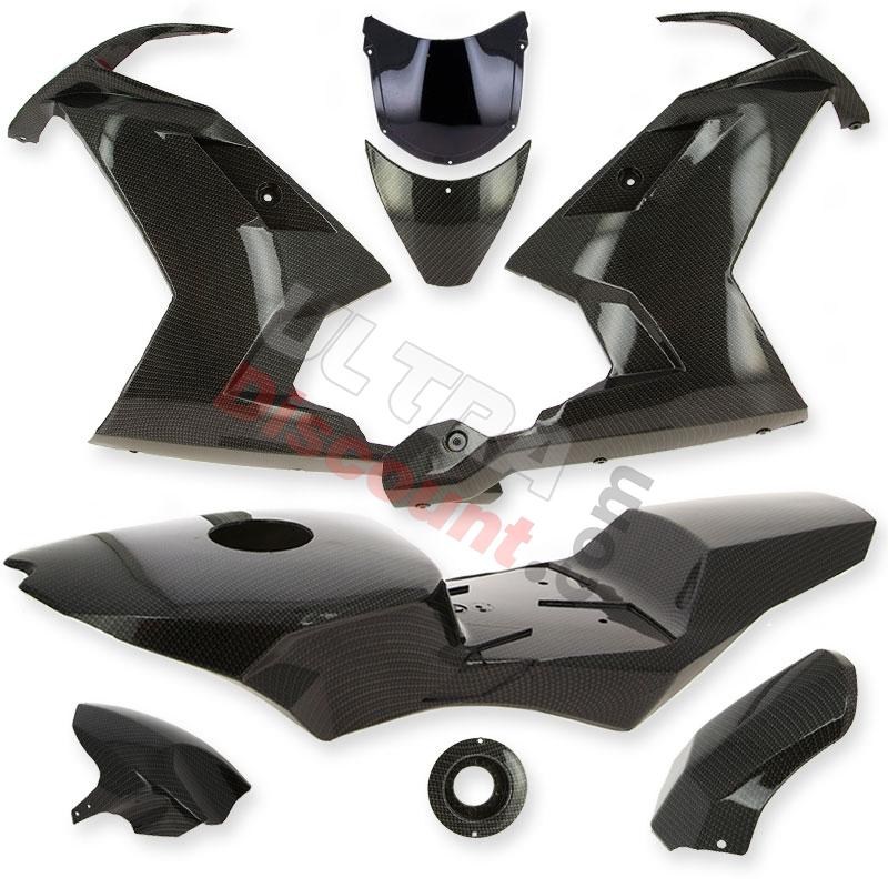 Carenado CARBONO edición especial para Nitro (NEGRO), Recambios Moto Nitro
