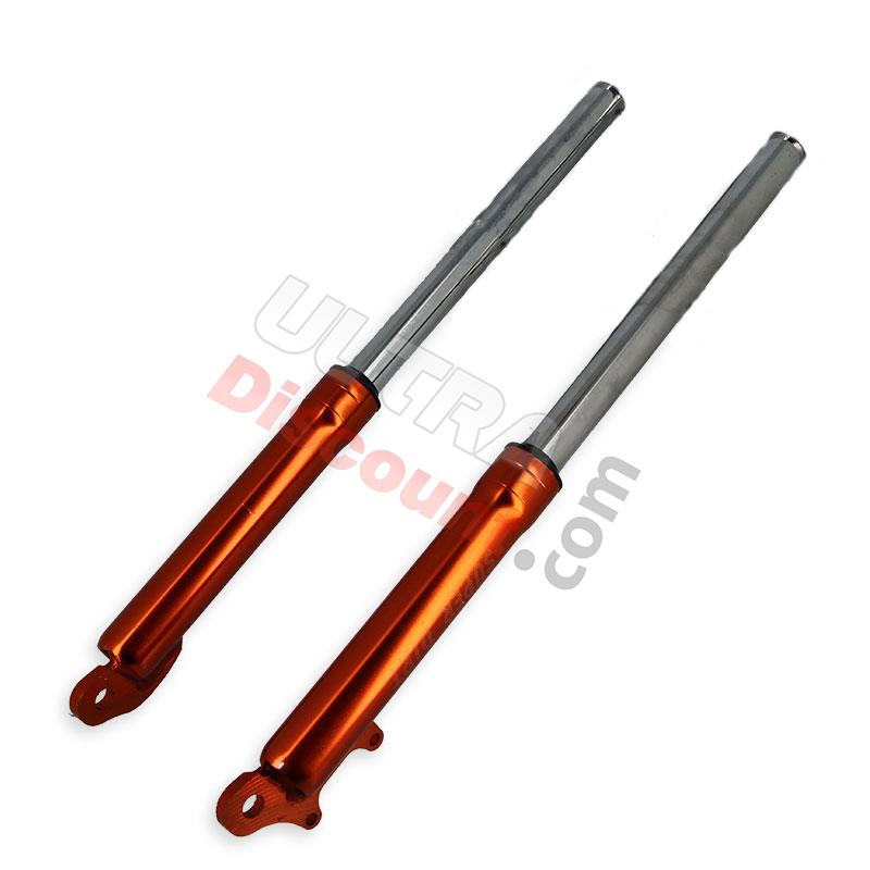 Piernas de horquilla para minimotos cross Orange (Tipo 1), Piezas minimoto cross Piernas de horquilla para minimotos cross Orange (Tipo 1), Piezas minimoto cross
