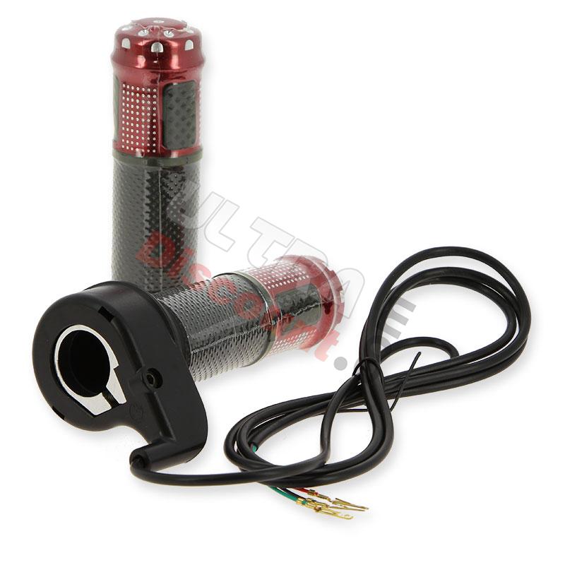 Kit maneja accelerador eletrico quad bigfoot Rojo, Recambio ATV Electric CRZ Kit maneja accelerador eletrico quad bigfoot Rojo, Recambio ATV Electric CRZ