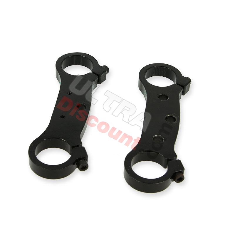Par de tijas de horquilla para minimoto 34mm Negro, Piezas minimoto cross Par de tijas de horquilla para minimoto 34mm Negro, Piezas minimoto cross