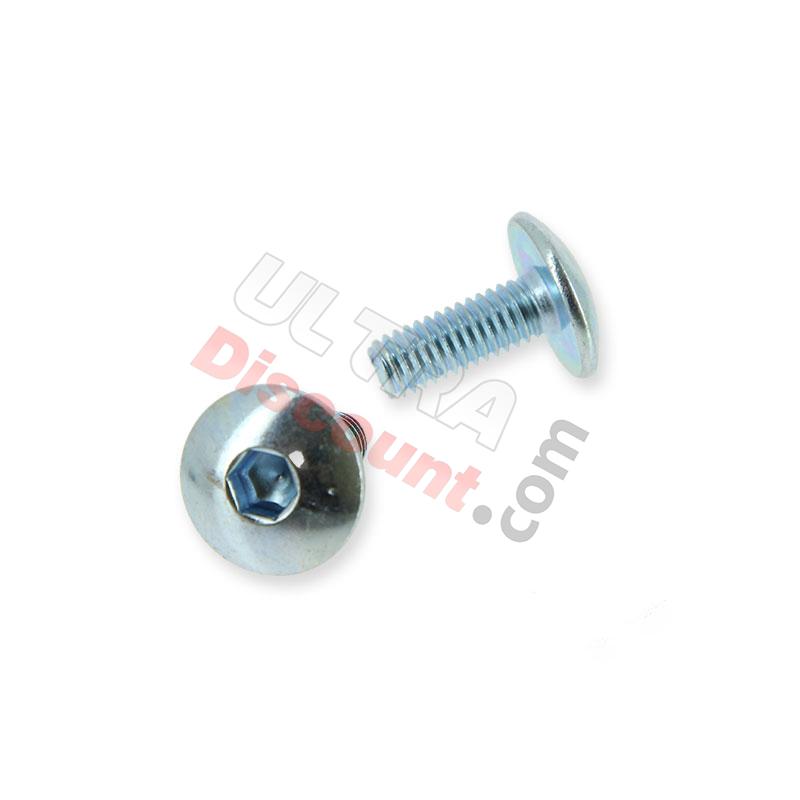 2 tornillos de carenado M6x16 para Citycoco (cromo), Recambios Citycoco