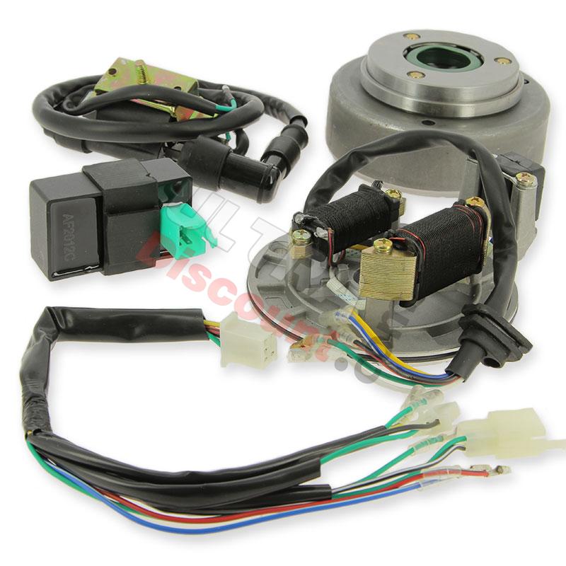 Encendido completo para Pit Bikes 110cc 125cc aranque de patada, Recambios para Pit Bike
