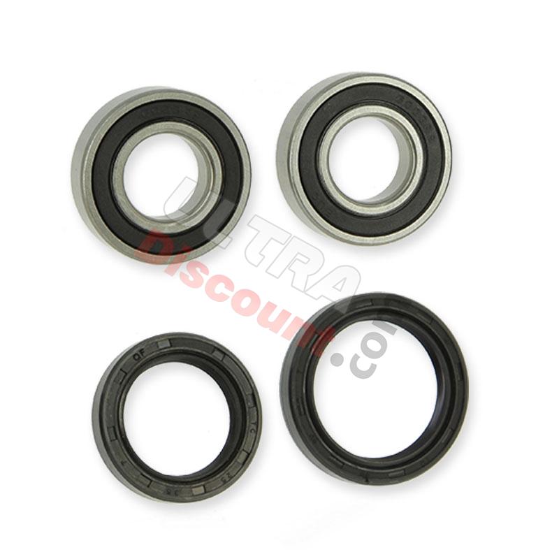 Juego de cojinetes de rueda delantera Quad Bashan 200cc BS200S-7, Piezas quad Bashan 200cc BS200S7