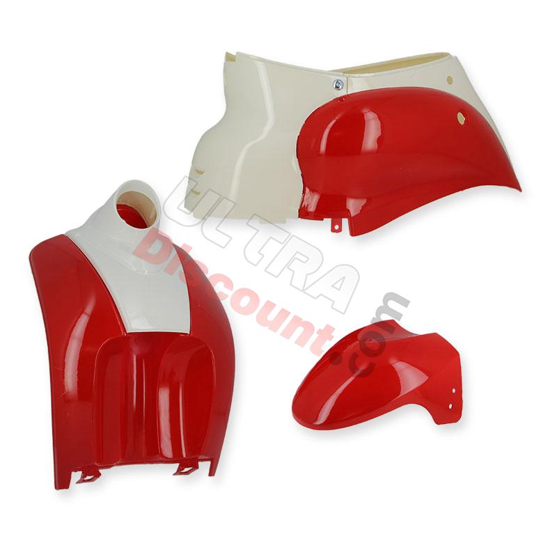 Carenado mini scooter 47-49cc (Rojo), Piezas para mini scooter