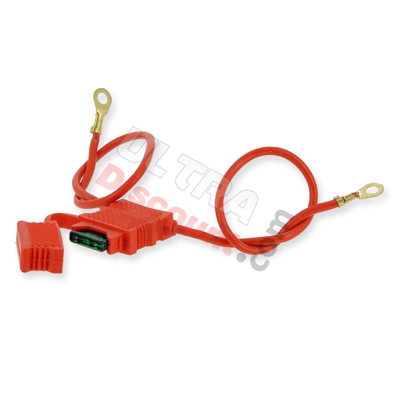 cable de conexión para batería de 12v con fusible de 30A (typo2), Recambios Moto Nitro