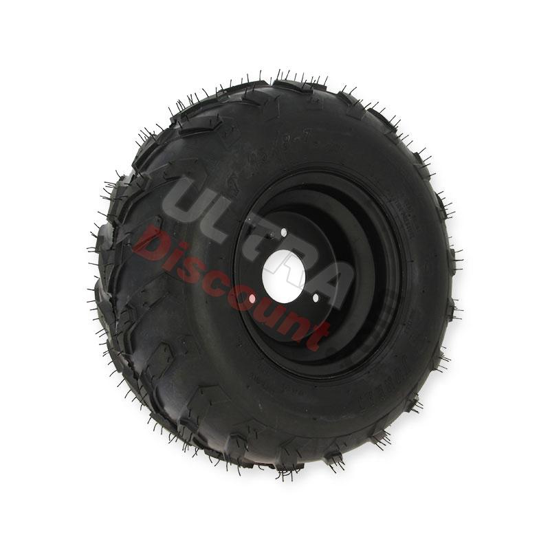 Rueda izquierda 16x8-7 completa para mini quad (Typo 2), Recambio ATV Electric CRZ