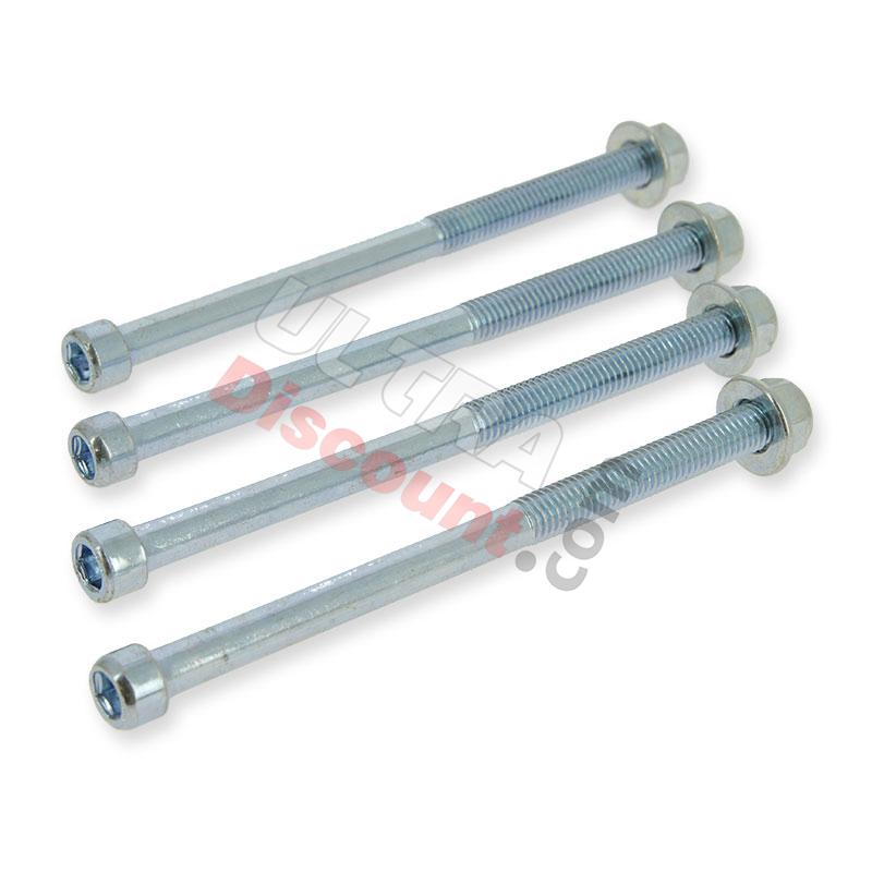 4 Tornillos 120mm de Torreta de dirección para Dirt Bike, Recambios para Pit Bike