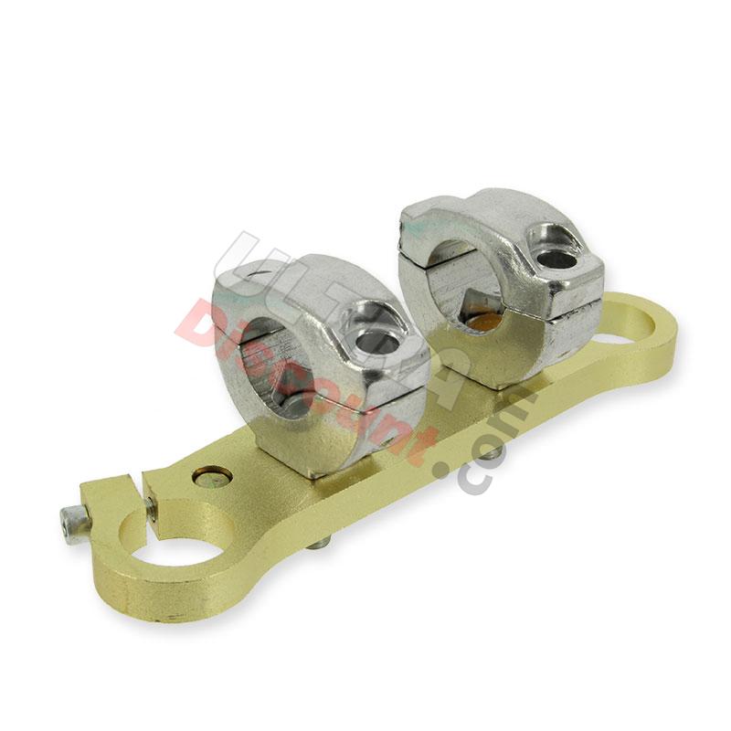 Tija de horquilla superior con supporto manubrio de para minimotos, Recambios minimotos