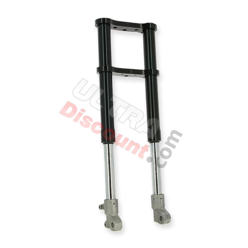 horquilla invertida completa para minimotos cross negro, Recambios Pit Nitro horquilla invertida completa para minimotos cross negro, Recambios Pit Nitro