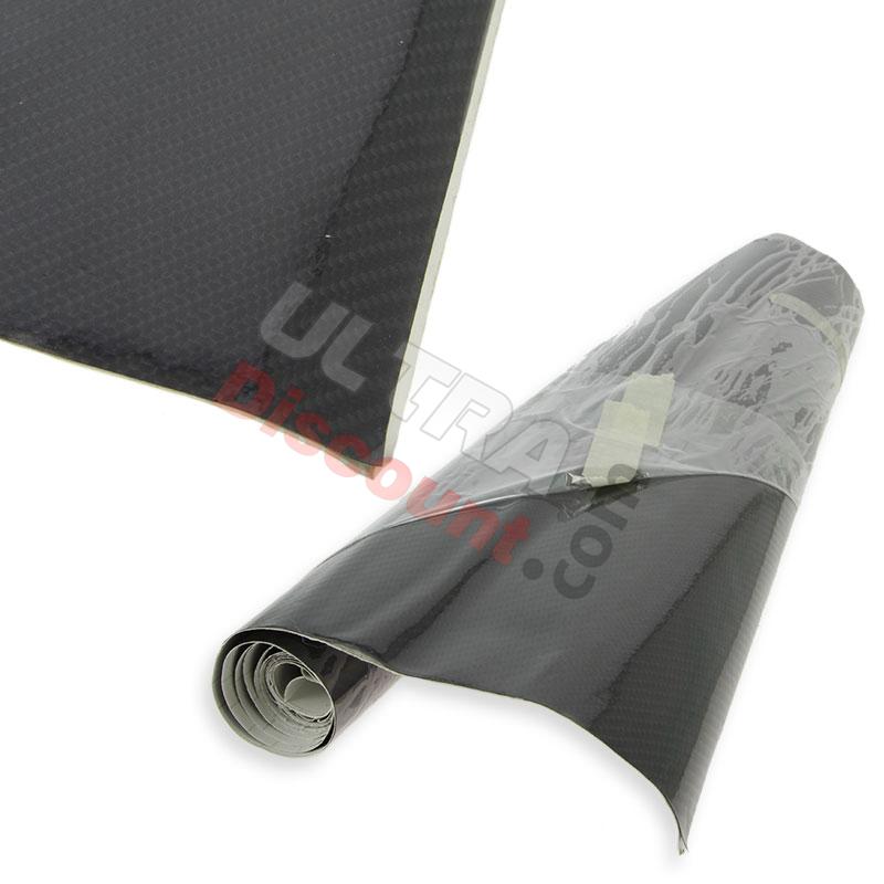 Rollo autoadhesivo imitación carbono para Dirt Bike (Negro), Recambios para Pit Bike
