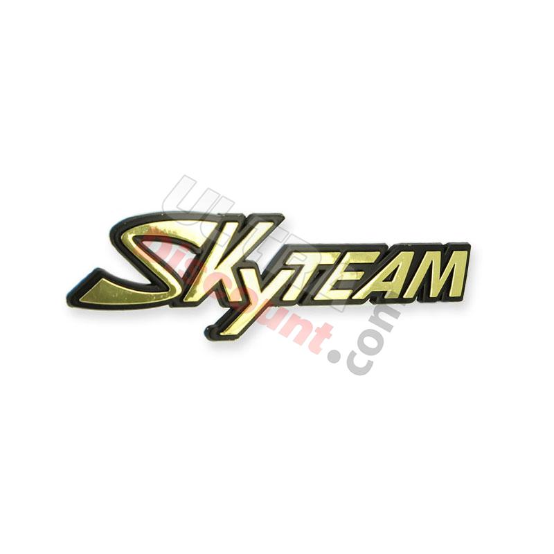 Pegatina de plástico con el logotipo de SkyTeam para el tanque Trex, Recambios Trex Skyteam