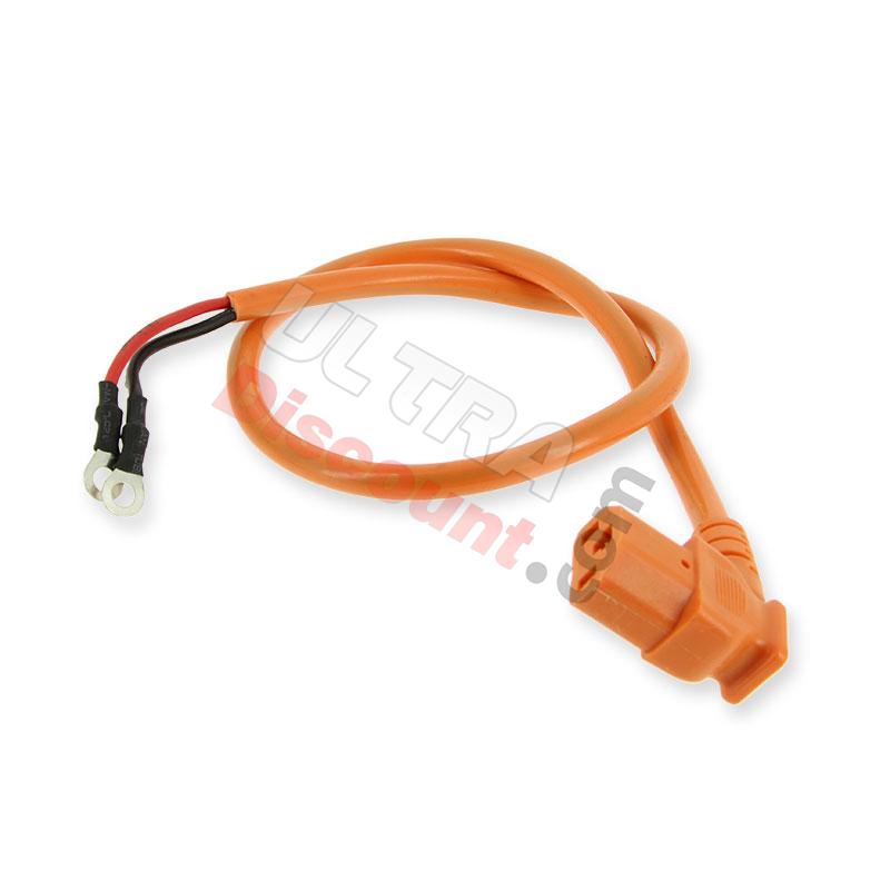 Cable de alimentación de la batería (52cm) para Citycoco - Naranja fluo, Recambios Citycoco Cable de alimentación de la batería (52cm) para Citycoco - Naranja fluo, Recambios Citycoco