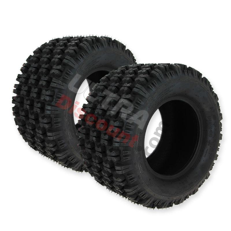 Par de neumáticos traseros 20x11-10 para Recambios Bashan 250cc BS250AS-43, Recambios Bashan 250cc BS250AS-43