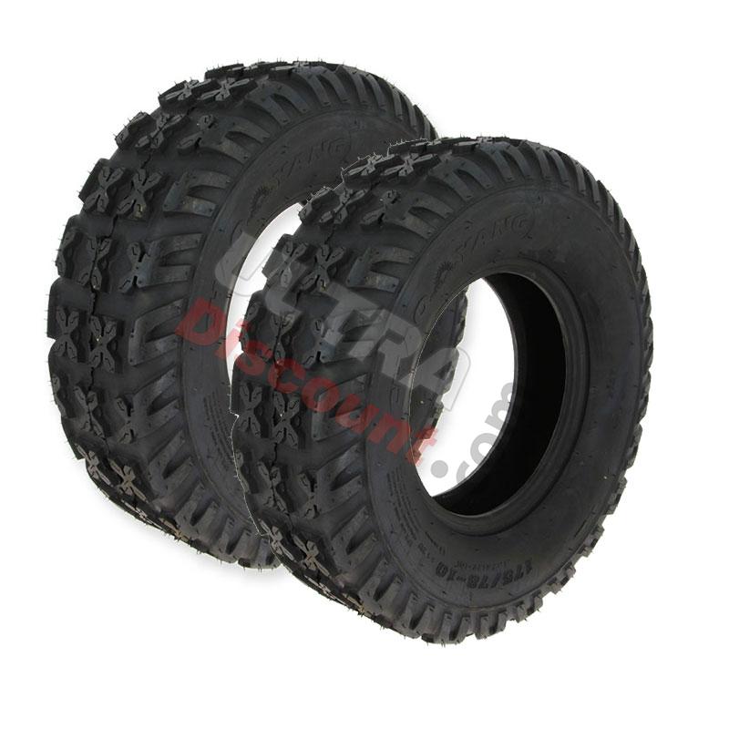 Par de neumáticos delanteros para Bashan 200cc (typo3), Piezas quad Bashan 200cc BS200S7