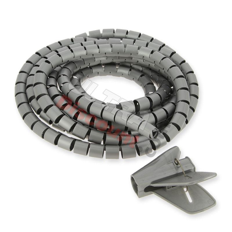 Cubrecables 16mm longitud 3m para Citycoco (Gris), Recambios Citycoco