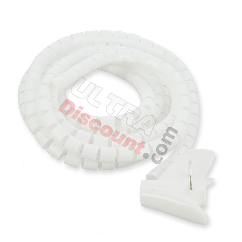 Cubrecables 16mm longitud 3m para Citycoco (Blanco), Recambios Citycoco
