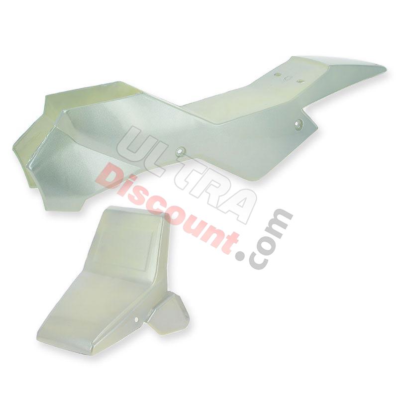 Carenado mini Supermotard gris metalizado tipo1, Piezas minimoto Supermoto Carenado mini Supermotard gris metalizado tipo1, Piezas minimoto Supermoto