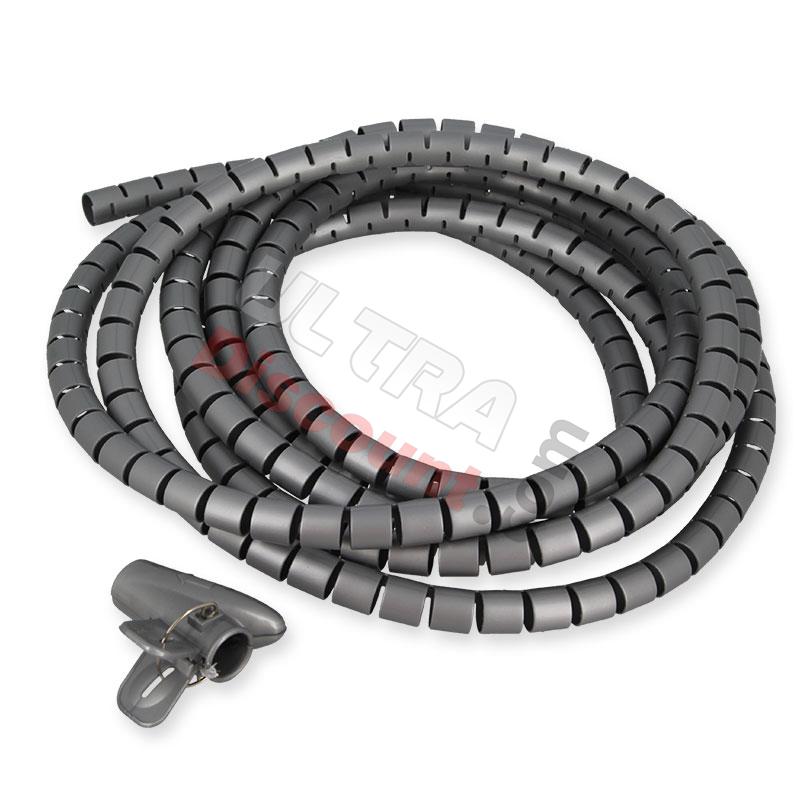 Cubrecables 10mm longitud 3m para Citycoco (Gris), Recambios Citycoco