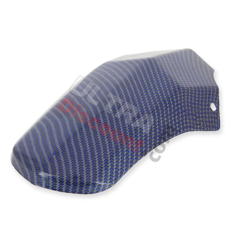 Guardabarros trasero minimotos blata MT4 carbono Azul, Piezas Pocket Blata MT4