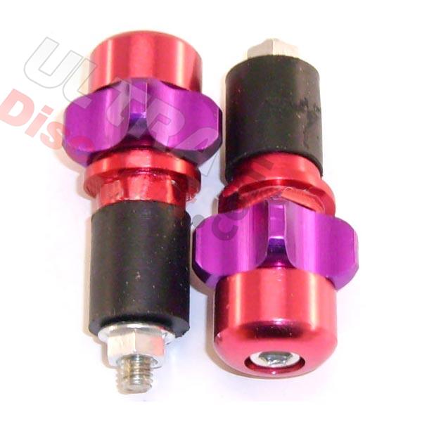 Tapón protector de manillar Rojo-Violeta (tipo 2), Piezas Shineray 250cc STIXE ST9E