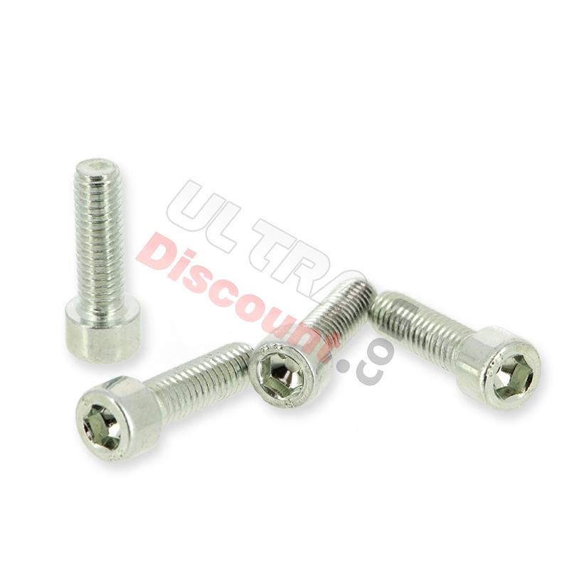 Tornillo M6x18 de campana de embrague cromo         , Recambios minis Racing ZPF