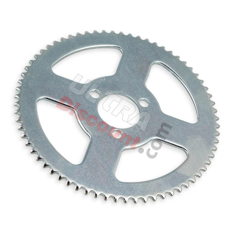 Corona reforzada de 68 dientes paso pequeño - ALU , Recambios para mini quads Corona reforzada de 68 dientes paso pequeño - ALU , Recambios para mini quads