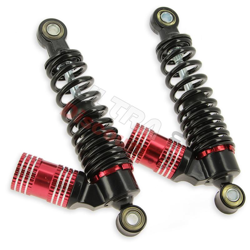 Par de amortiguadores traseros (210 mm) para Mini Citycoco rojo, Recambios Mini Citycoco Par de amortiguadores traseros (210 mm) para Mini Citycoco rojo, Recambios Mini Citycoco