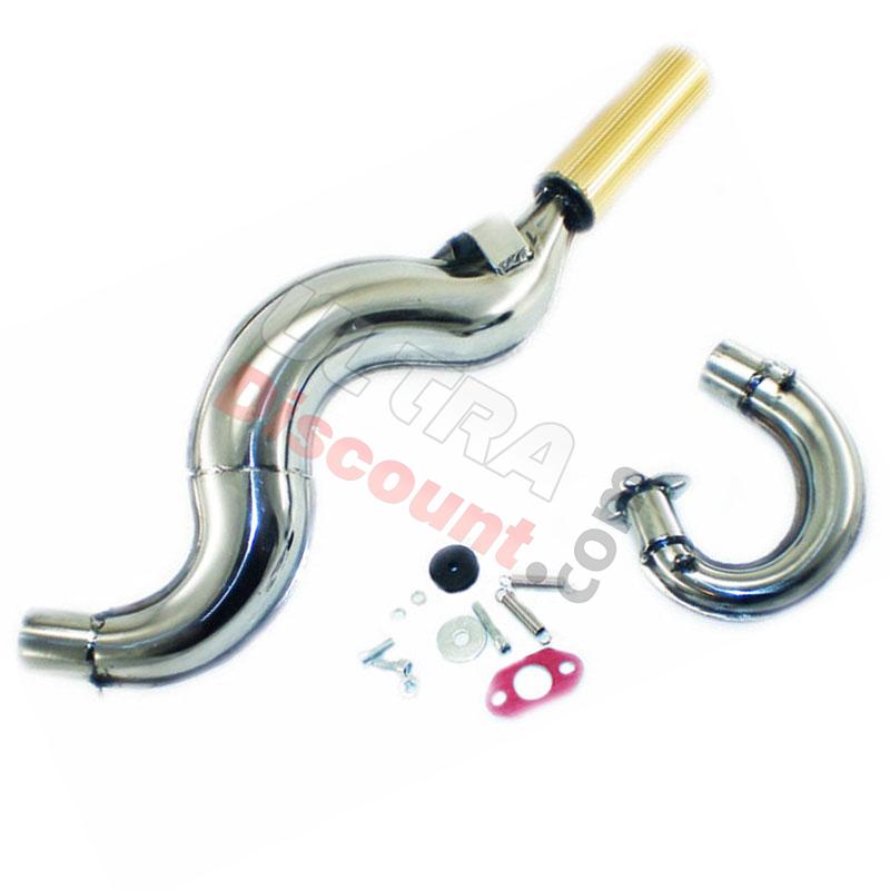 Tubo de escape Racing R1 de mini quads (ORO), Recambios para mini quads Tubo de escape Racing R1 de mini quads (ORO), Recambios para mini quads