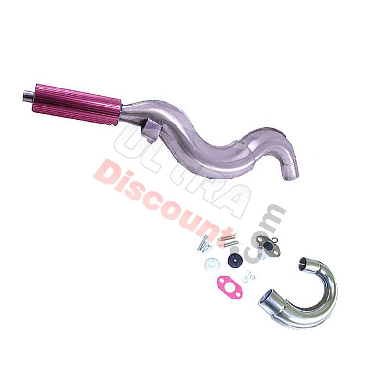 Tubo de escape Racing R1 de minis (ROJO), Piezas minimoto Supermoto Tubo de escape Racing R1 de minis (ROJO), Piezas minimoto Supermoto