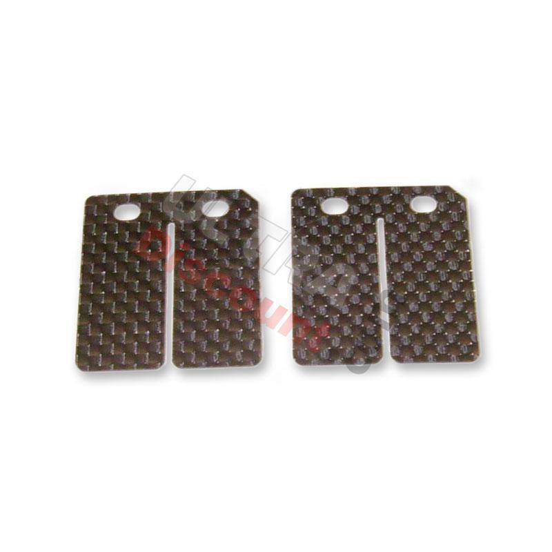 Par de láminas en carbono para MTA4 (tipo A), Piezas Pocket Blata MT4 Par de láminas en carbono para MTA4 (tipo A), Piezas Pocket Blata MT4