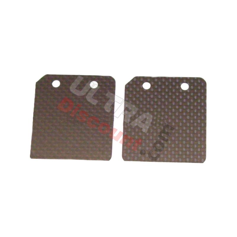 Par de láminas en carbono para polini  (tipo B), Recambios Polini 911 GP3