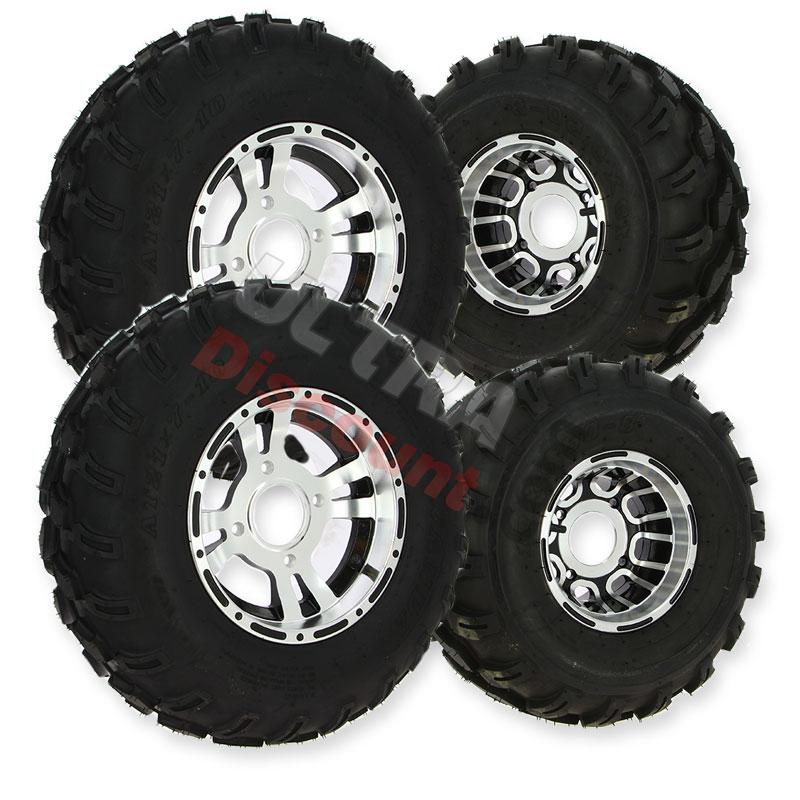 Lote de 4x ruedas para quad Shineray 250cc STXE, Piezas Shineray 250 STXE