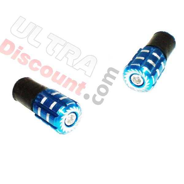 Tapón protección de manillar AZUL (tipo 4), Recambios Polini 911 GP3
