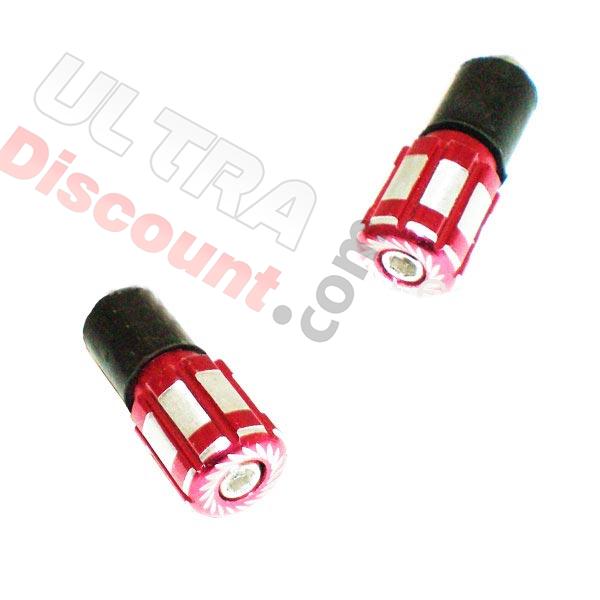 Tapón protección de manillar Rojo (tipo 4), Recambios Polini 911 GP3