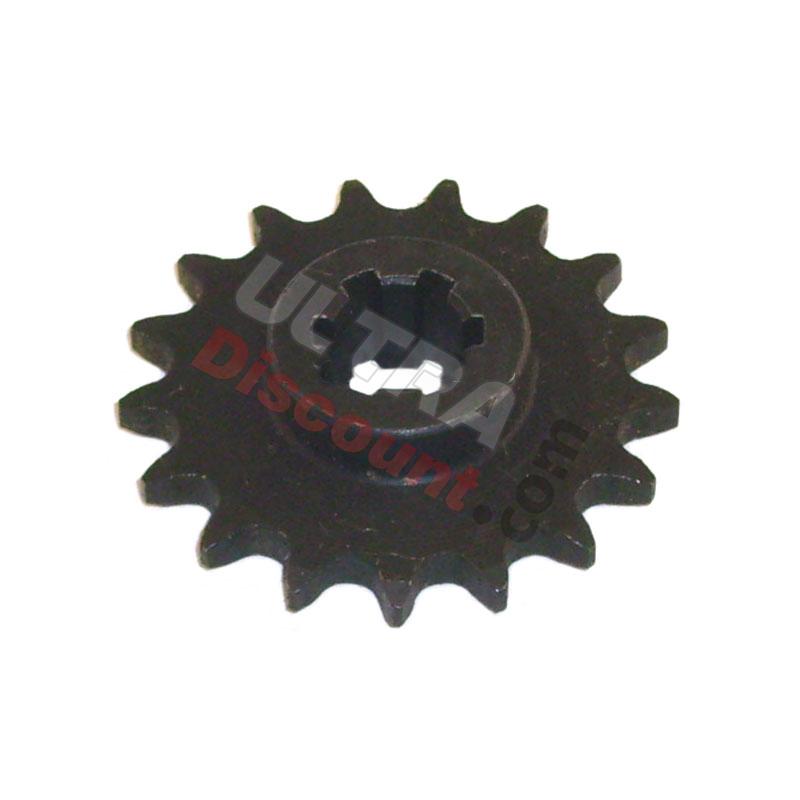 Piñón 15 dientes para mini cross, Piezas minimoto cross