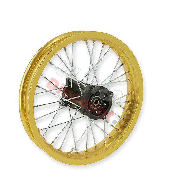 Llanta trasera Pit Bike 14'' ORO para AGB30 (tipo 4), Recambios para Pit Bike