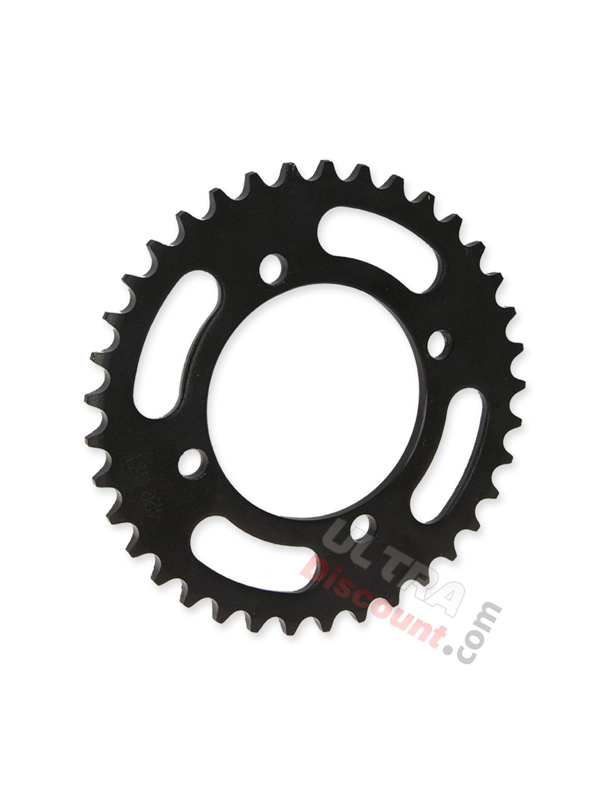 Corona reforzada de 37 dientes Pit Bike (modelo 3, paso 420), Recambios para Pit Bike