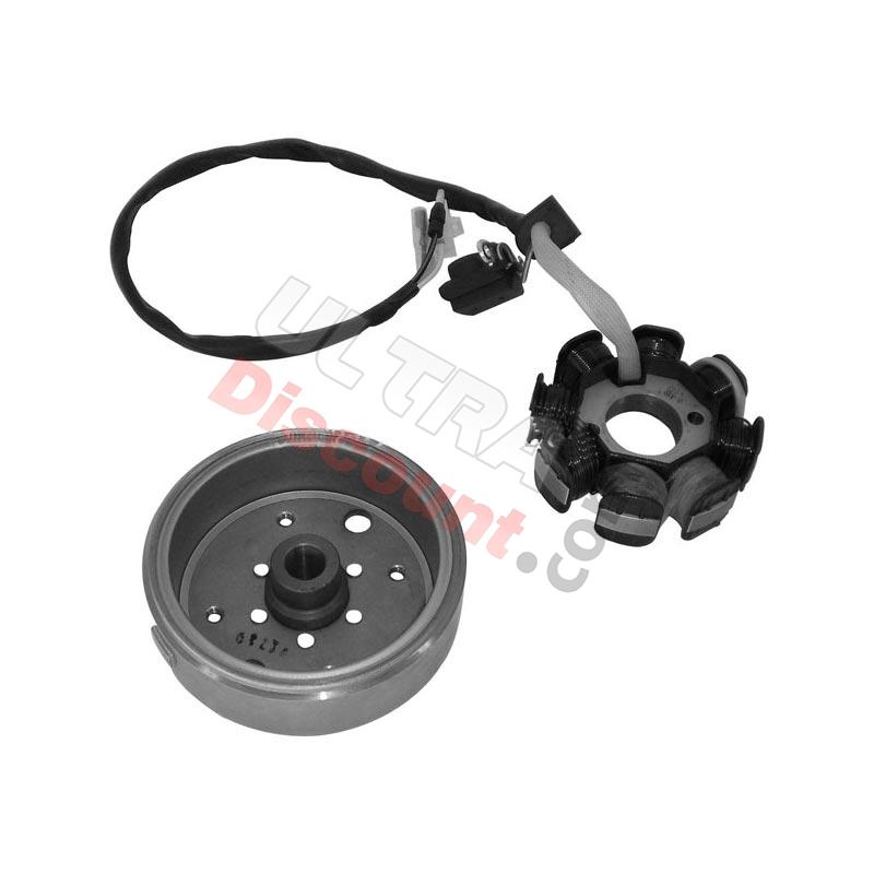 Estator + volante magnético para scooter Baotian BT49QT-11, Recambios Baotian BT49QT-11 Estator + volante magnético para scooter Baotian BT49QT-11, Recambios Baotian BT49QT-11