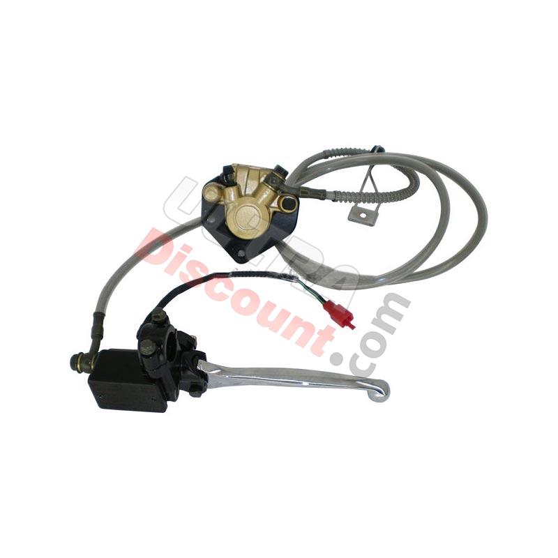 Freno trasero completo para scooter chinas (tipo 1), Piezas de scooter chino