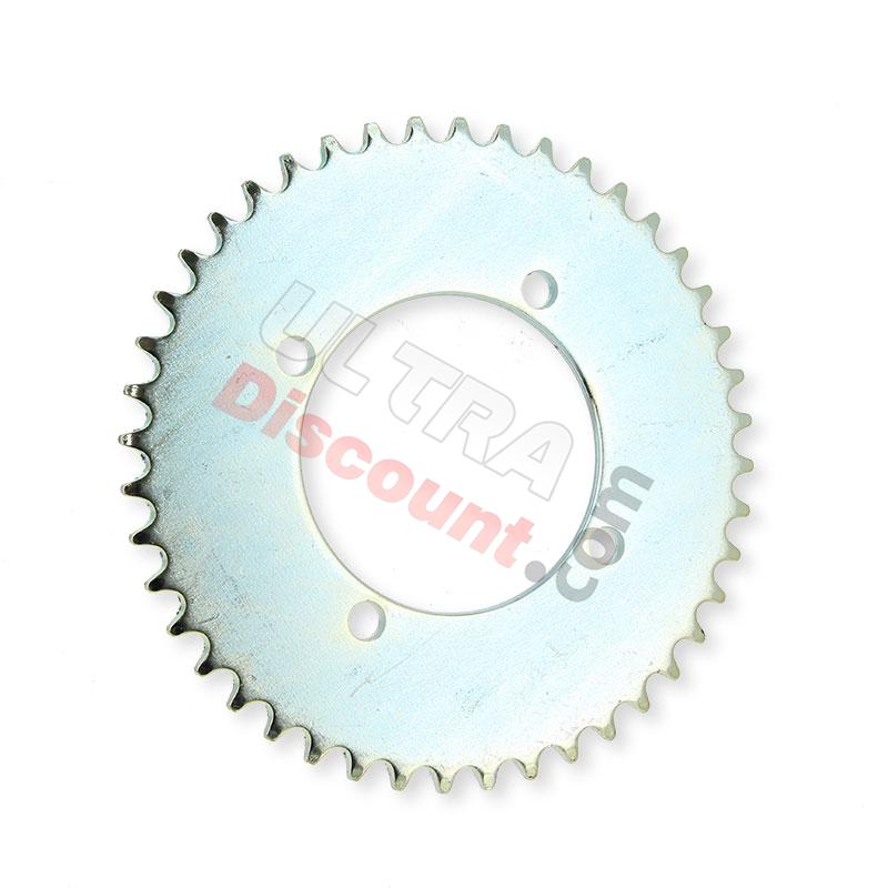 Corona reforzada de 44 dientes para minimotos 4T, Recambios minimotos