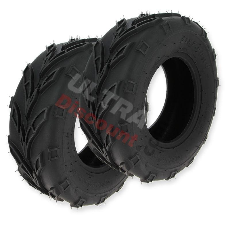 Par de neumáticos delanteros para quad Bashan BS200S-7 (21x7-10), Piezas quad Bashan 200cc BS200S7