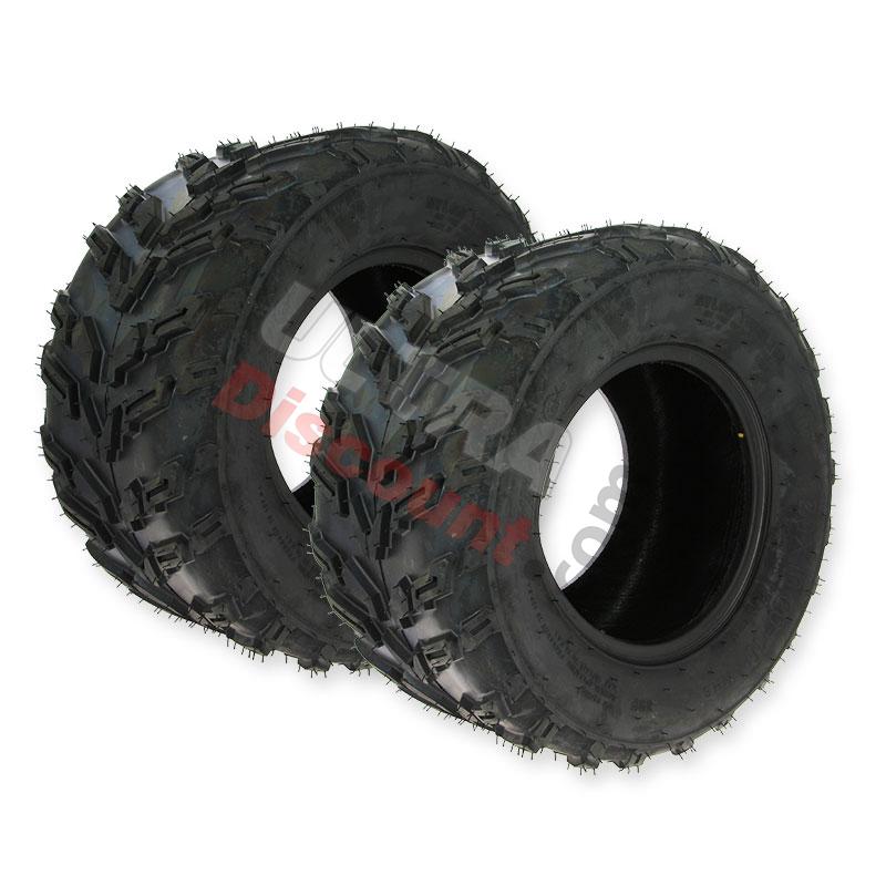 Par de neumáticos traseros para Quad Bashan BS200S-7 (20x10-10), Piezas quad Bashan 200cc BS200S7