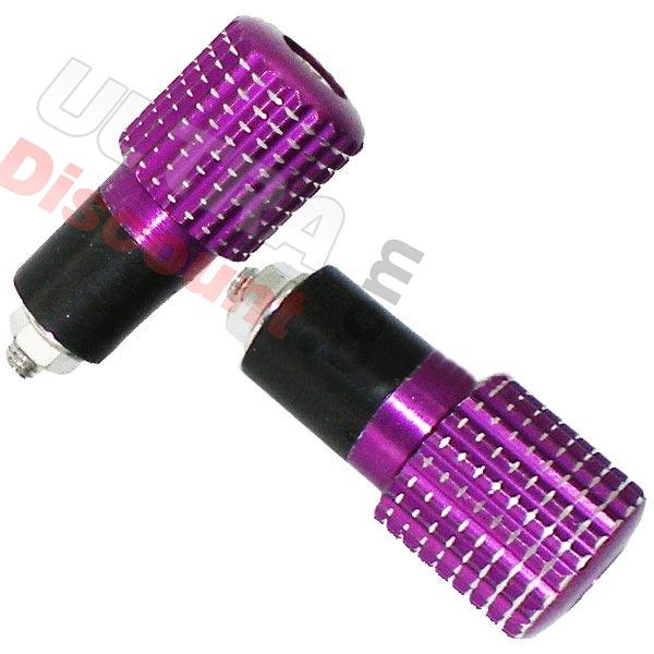 Tapón protecctor de manillar Violeta (tipo 6), Piezas quad Bashan 200cc BS200S7