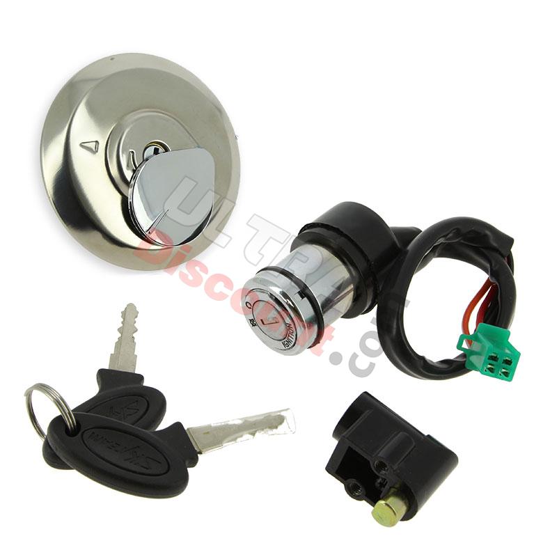 Clausor completo y tapa del depósito para PBR 50cc a 125cc - Antes 2009, Recambios PBR Skyteam ZB Honda Clausor completo y tapa del depósito para PBR 50cc a 125cc - Antes 2009, Recambios PBR Skyteam ZB Honda