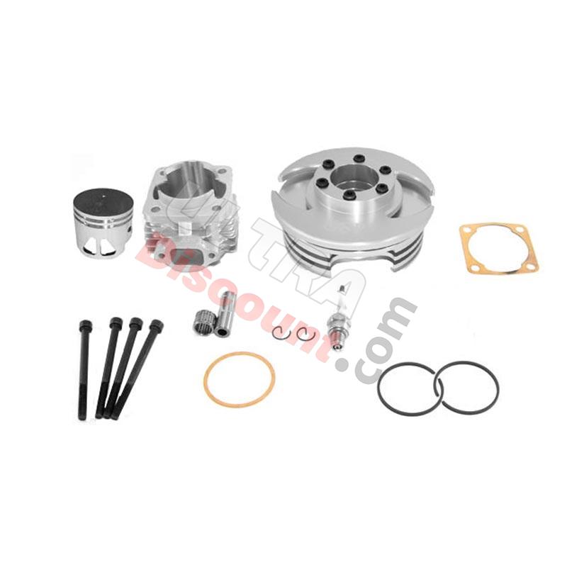 Kit 53cc 4 tranfers bulón de 12mm ALU (tipo C), Recambios minimotos