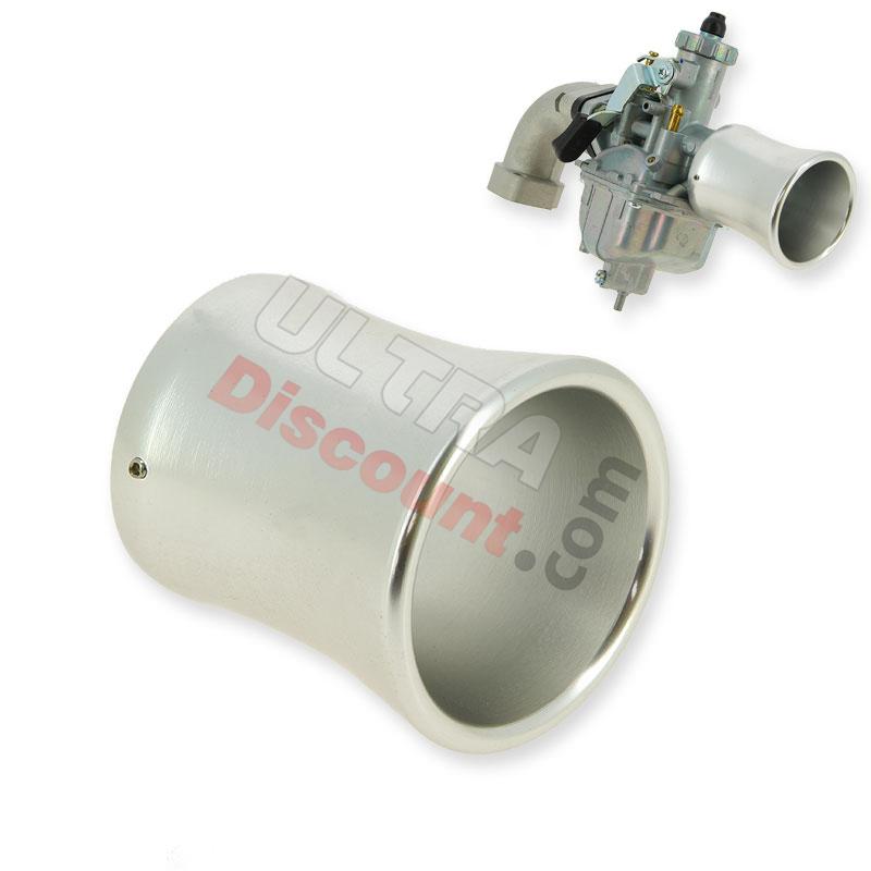 Trompeta admisión aire en aluminio Pit Bike (Longitud: 57 mm ) , Recambios para Pit Bike